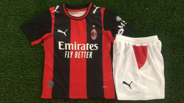 2026/27 AC Milan Home Kids Football Kit — image 1 of 1