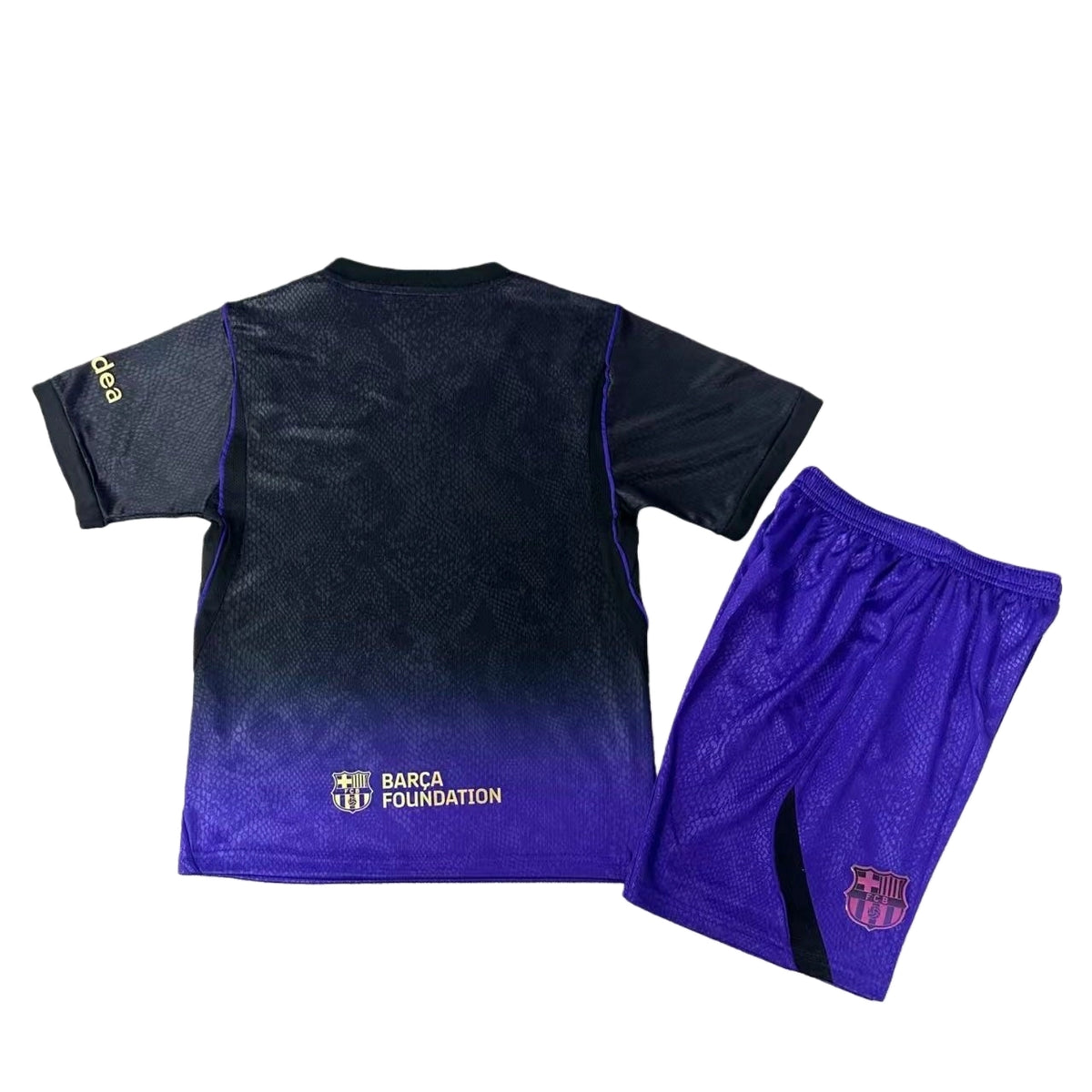 26-27赛季巴塞罗那客场足球球衣儿童服装套装