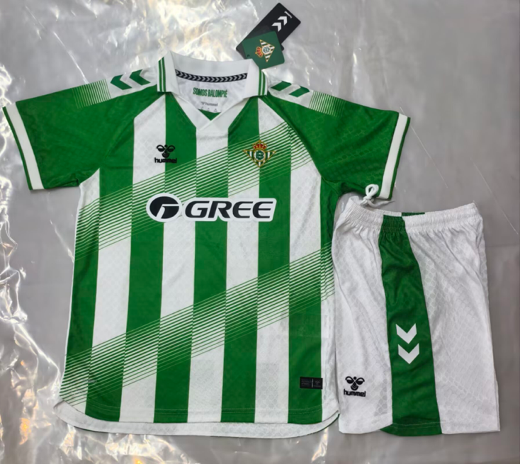 2026/27 Real Betis Home Kids Football Kit — image 1 of 2