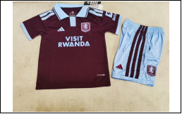 2026/27 Aston Villa Home Kids Football Kit