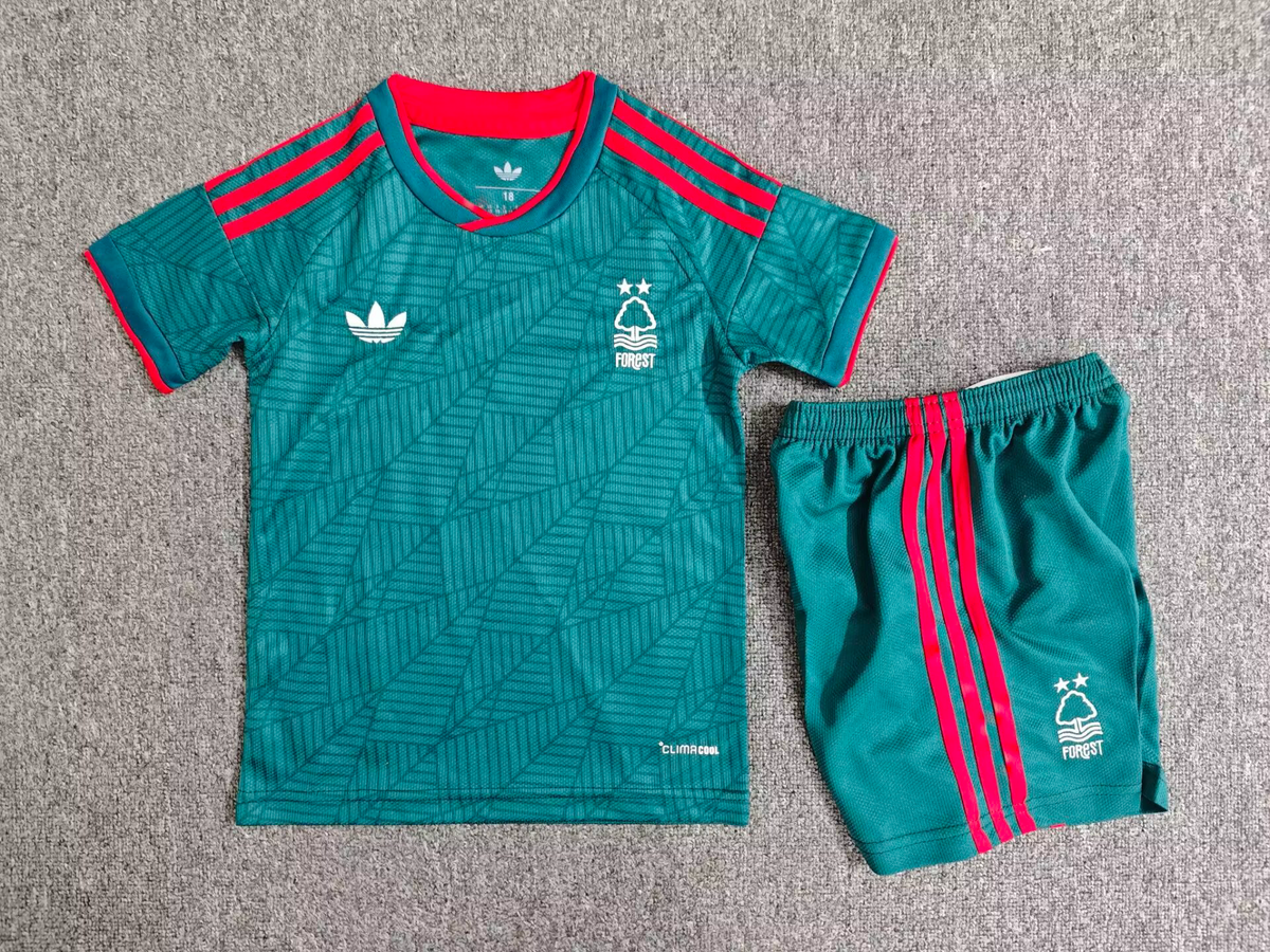 2026/27 Nottingham Forest Away Kids Football Kit — image 1 of 2