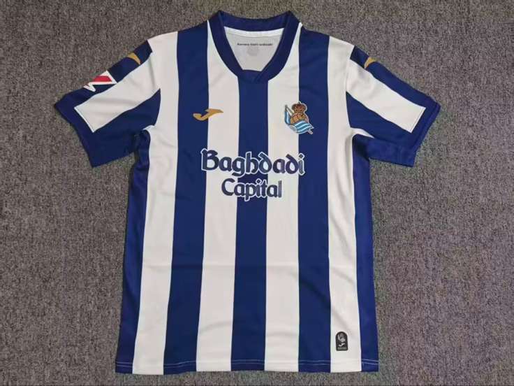 2026/27 Real Sociedad Home Fan Version Football Jersey — image 1 of 2