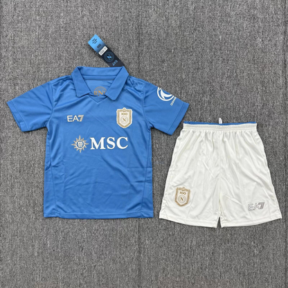 2026/27 Napoli Home Kids Football Kit — image 1 of 2