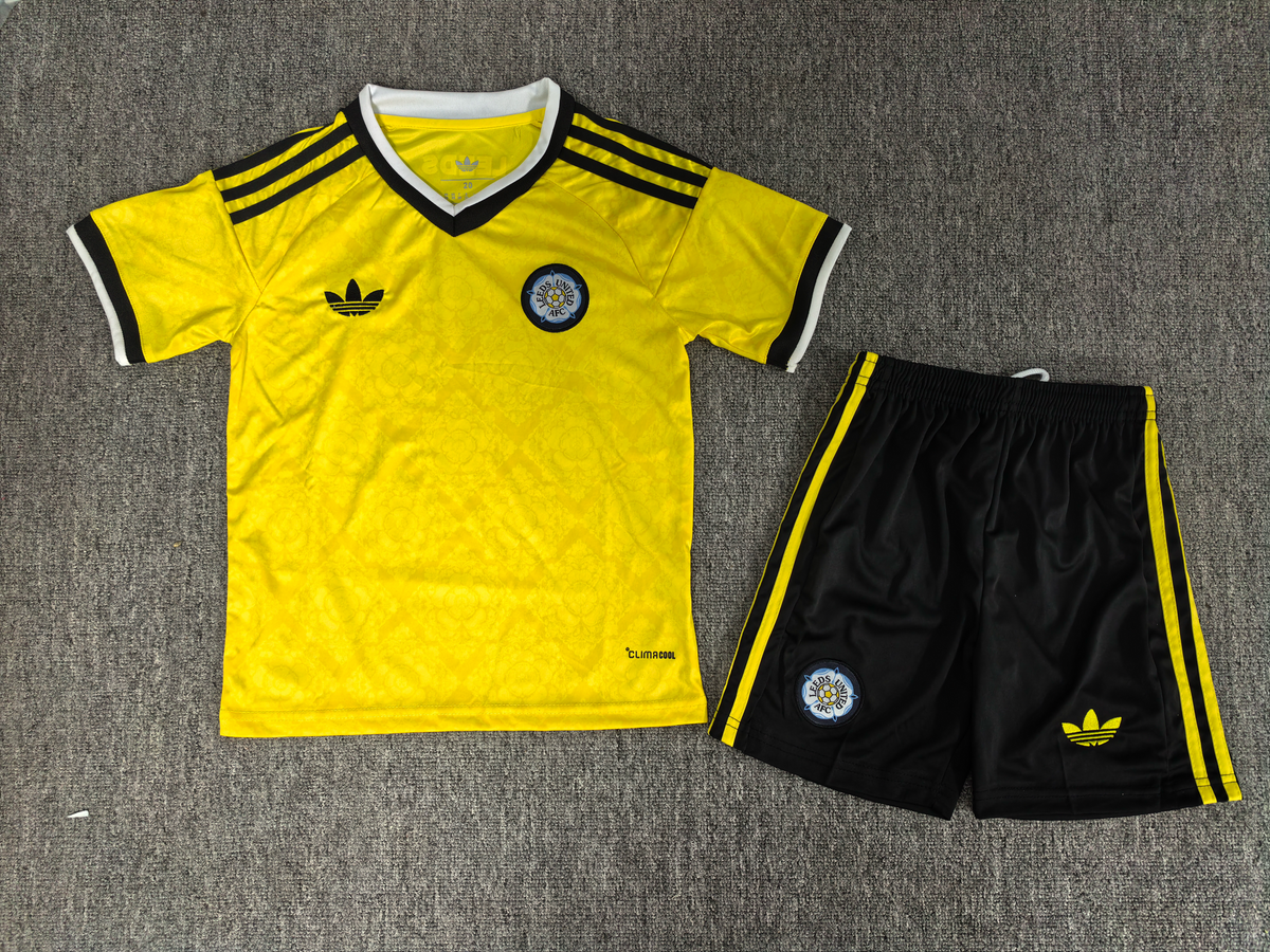 2026/27 Leeds United Away Kids Football Kit — image 1 of 2