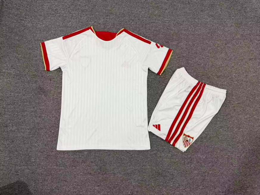 2026/27 Sevilla Home Kids Football Kit — image 2 of 2