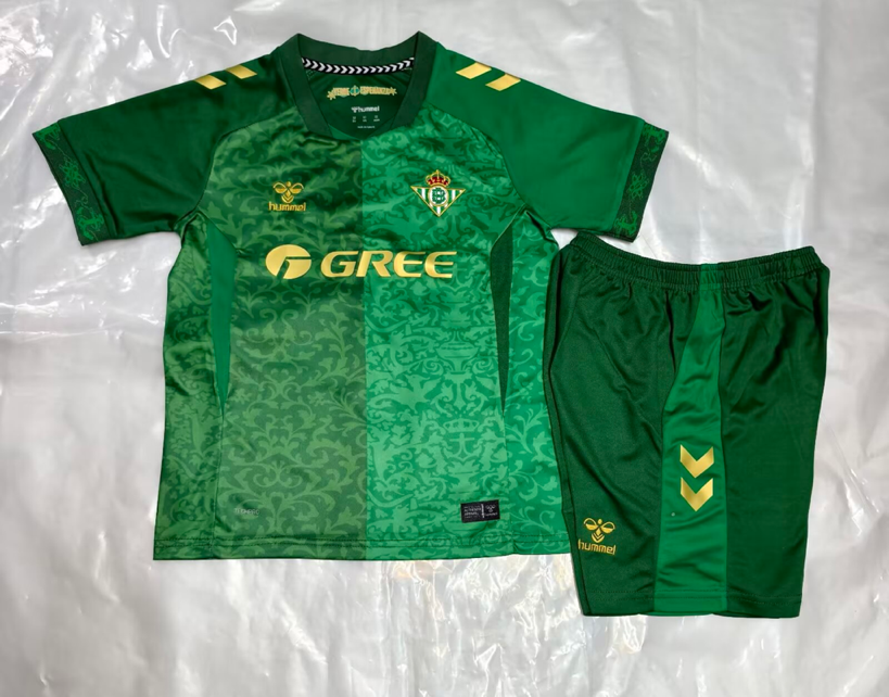 2026/27 Real Betis Away Kids Football Kit — image 1 of 2