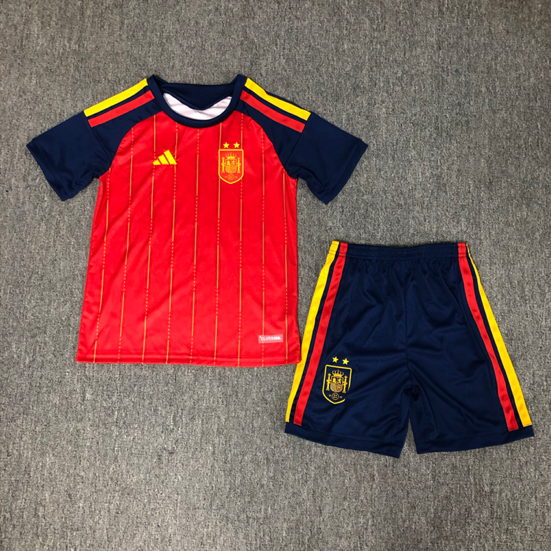 2026 Spain Home Kids Football Kit — image 1 of 1